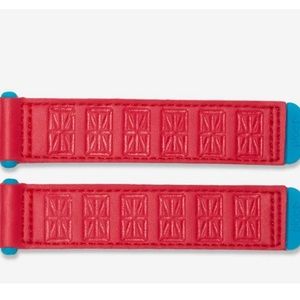 Plae interchangeable lcd - red shoe tabs